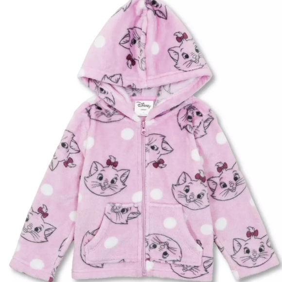 Disney Other - Disney Pink Cat Pattern Kids Hoodie